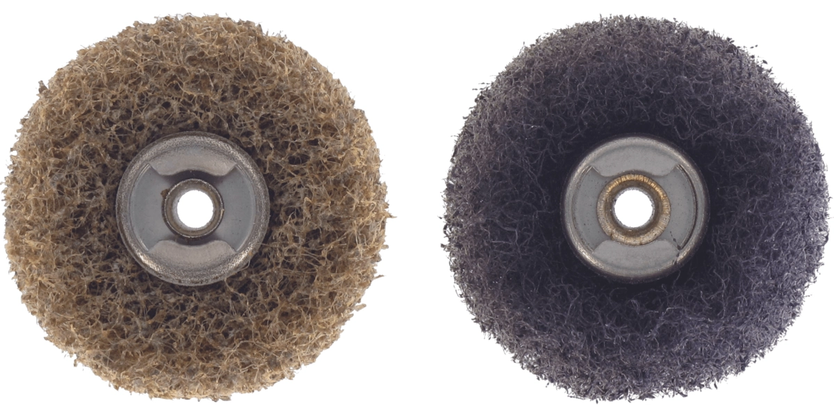 DREMEL® EZ SpeedClic: Finishing Abrasive Buffs 180 & 280 grit (511S) 2 pieces image 1