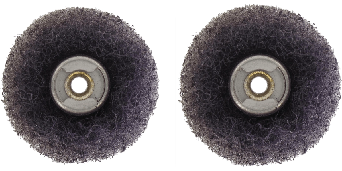 DREMEL® EZ SpeedClic: Finishing Abrasive Buffs 320 grit (512S) 2 pieces image 2
