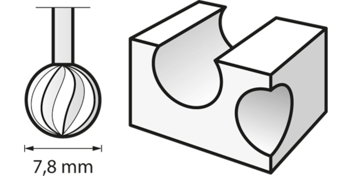 High Speed Cutter 7,8 mm (114) 2 pieces image 2