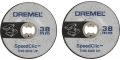 DREMEL® EZ SpeedClic Grinding Wheel (SC541) 2 pieces image 2