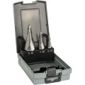 3-piece HSS step drill bit set 4-12/4-20/6-30 image 2