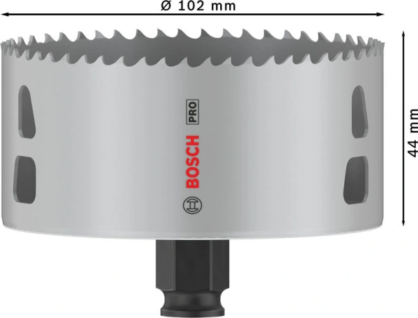 PRO Multi Material PC Plus Hole Saw 102 44