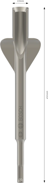 PRO SDS plus Winged Gouging Chisel 250 22