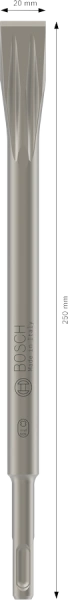 PRO SDS plus-5C Flat Chisel  250 20 SDS plus 1 Pcs
