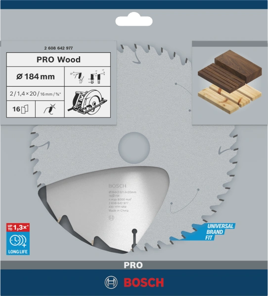 PRO Wood Circular Saw Blade  130 20 2.4/1.4 20 1 Pcs