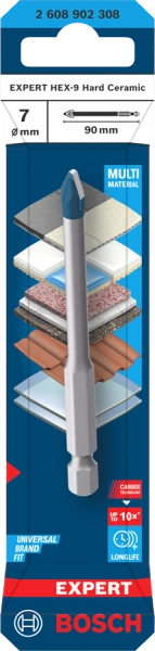 EXPERT HEX-9 Hard Ceramic Drill Bit 2 608 900 590 6,00