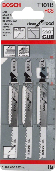 T 101 B Clean for Wood Jigsaw Blade image 2