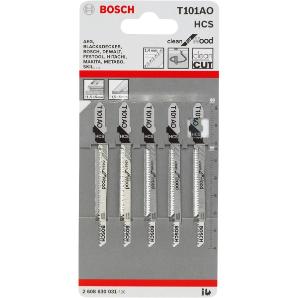 Jigsaw blade T 101 AO image 1