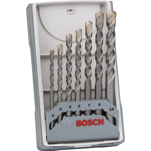 7-piece CYL-3 concrete drill bit set 4/5/6/6/7/8/10 mm image 2