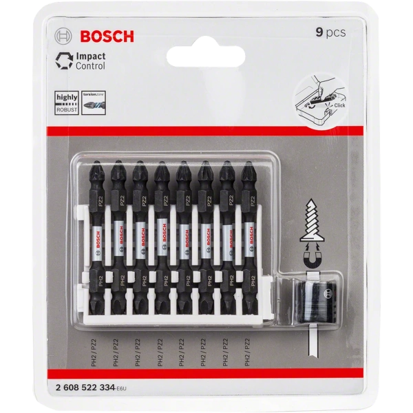 Impact Control Screwdriver Bit pack, 9-piece image 2