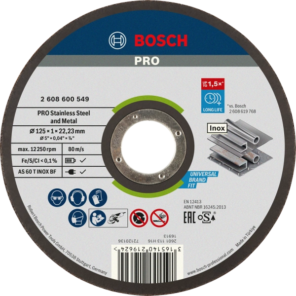 PRO Stainless Steel and Metal Bonded Cutting Disc image 1