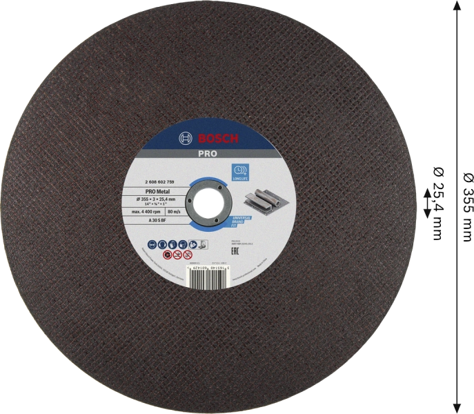 PRO Metal Bonded Cutting Disc image 2